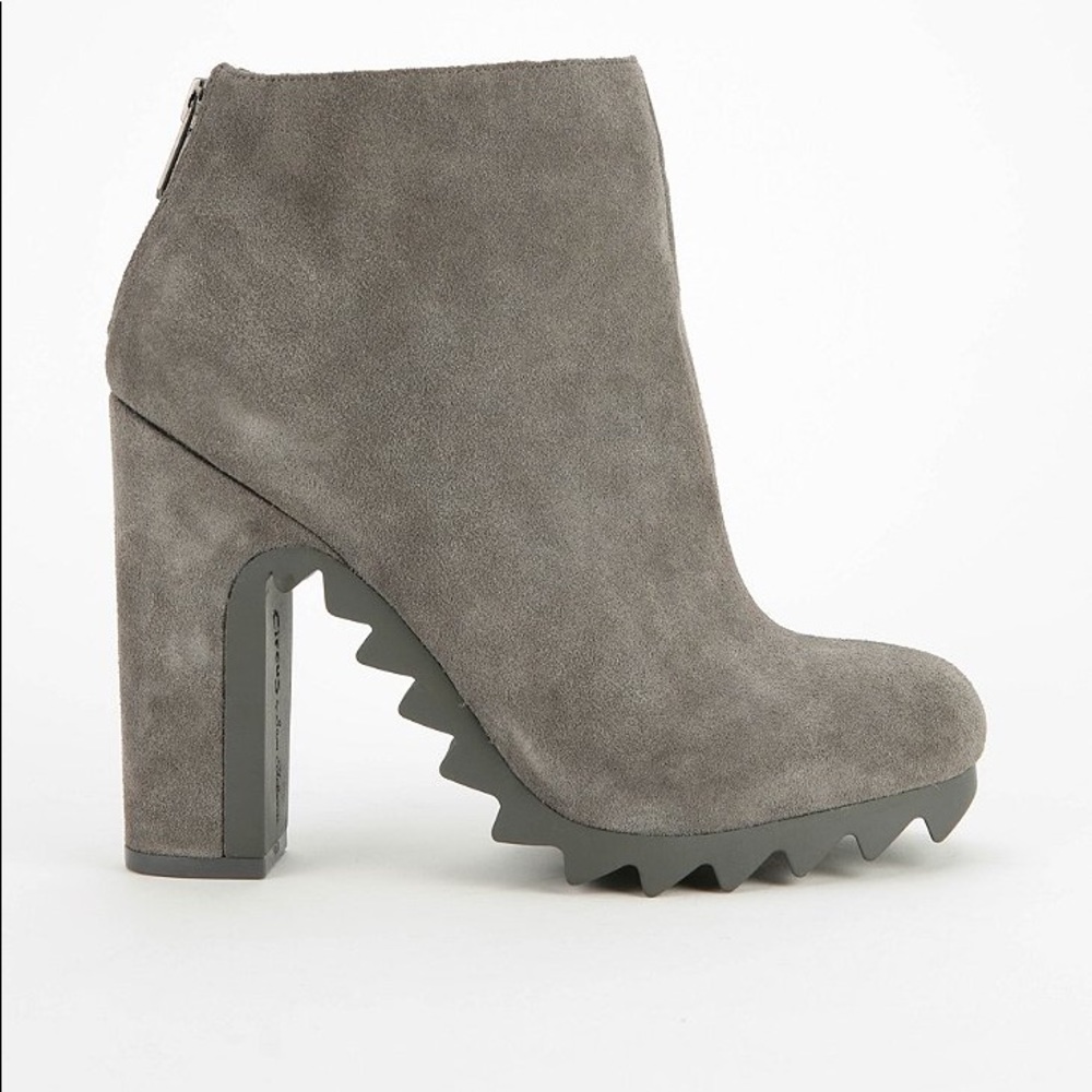 Grey Suede Sam Edelman Ankle Booties